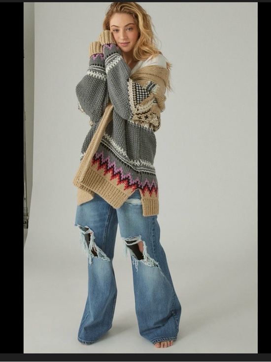 Sweaters - Lucky Brand Aztec Cardigan Sweater